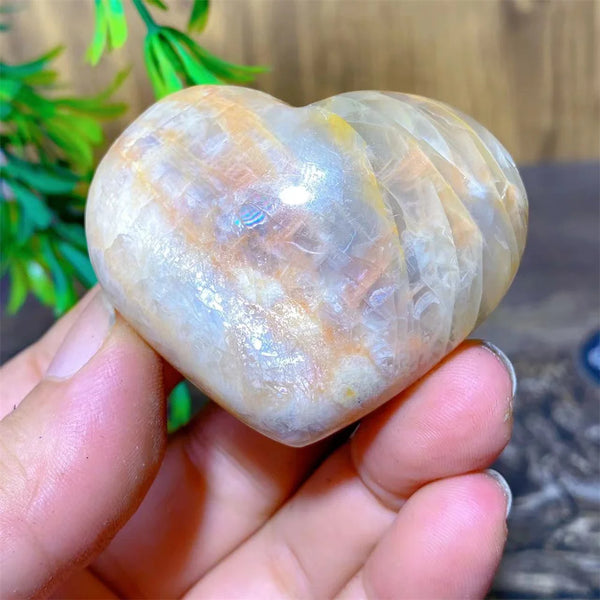 Orange Moonstone Heart-ToShay.org