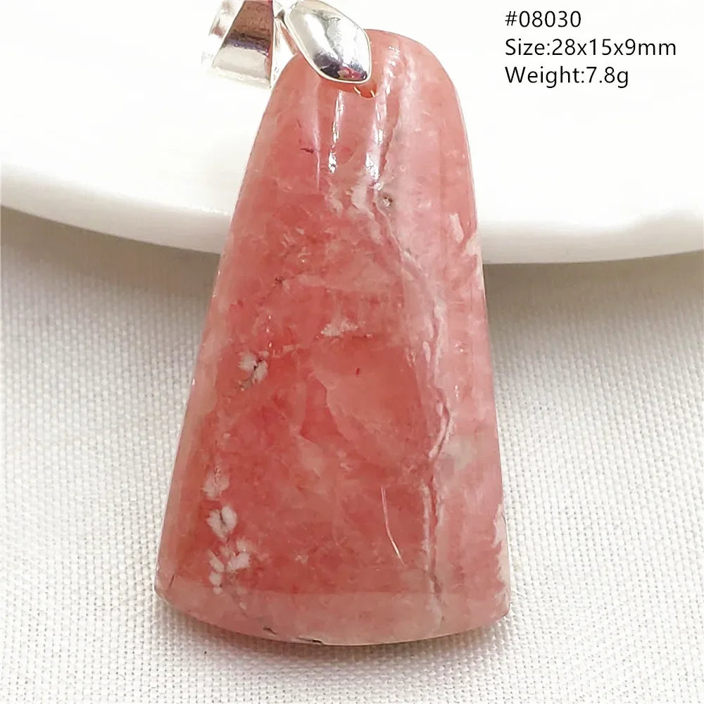 Red Rhodochrosite Pendant-ToShay.org