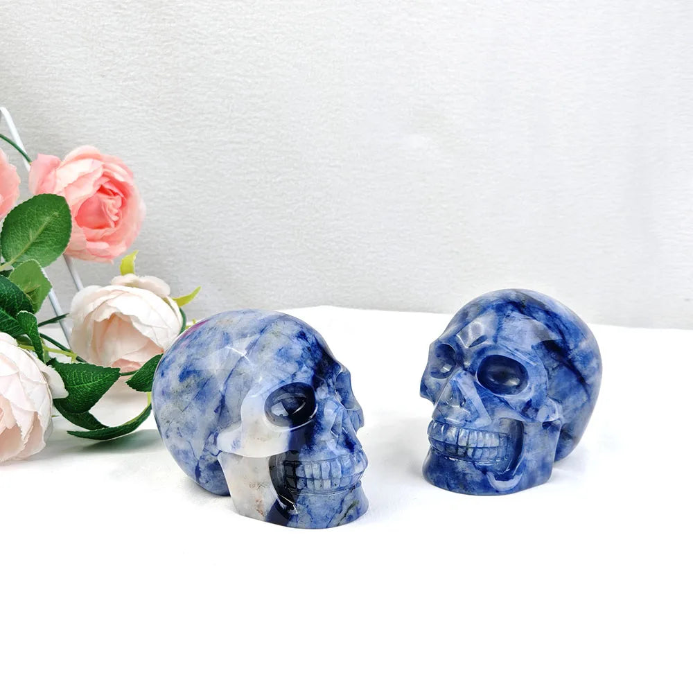 Blue Sodalite Skull-ToShay.org