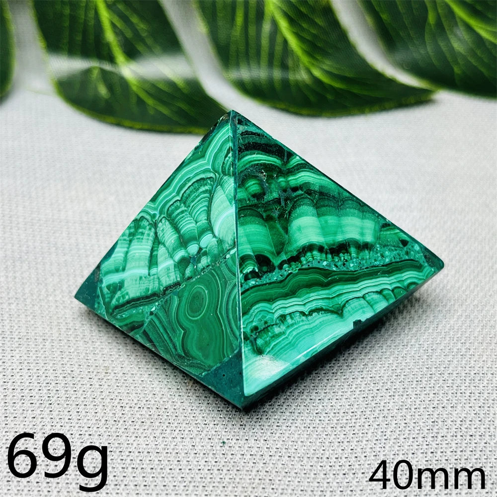 Green Malachite Pyramid-ToShay.org