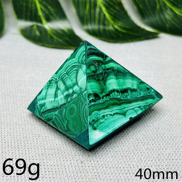 Green Malachite Pyramid-ToShay.org