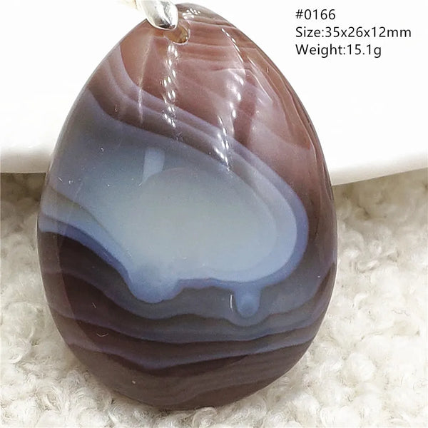 Grey Lace Agate Pendant-ToShay.org