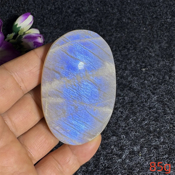Blue Moonstone Palm Stone-ToShay.org
