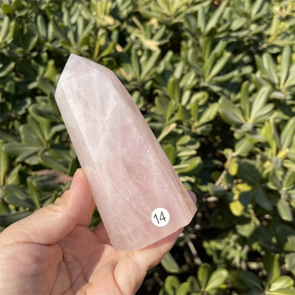 Pink Rose Quartz Point-ToShay.org