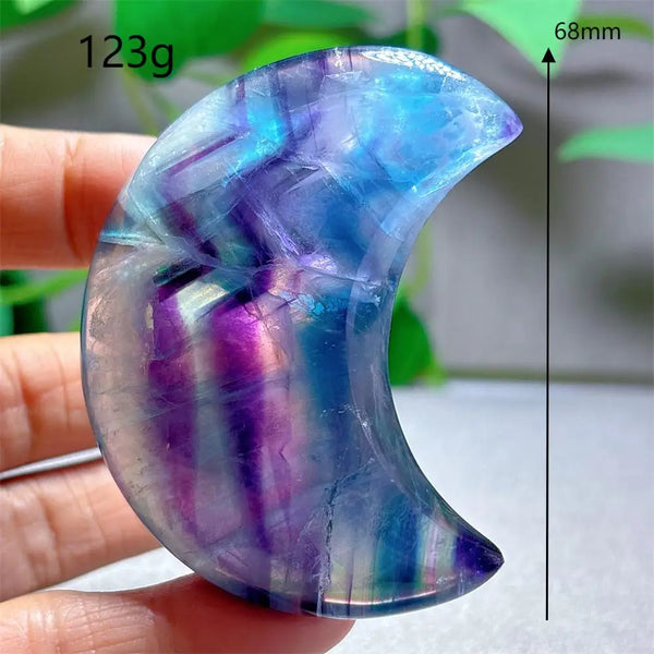 Rainbow Fluorite Moon-ToShay.org