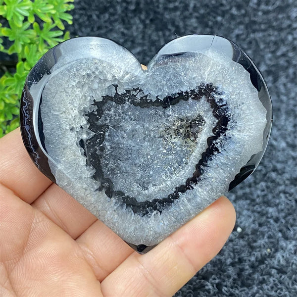 Black Agate Geode-ToShay.org