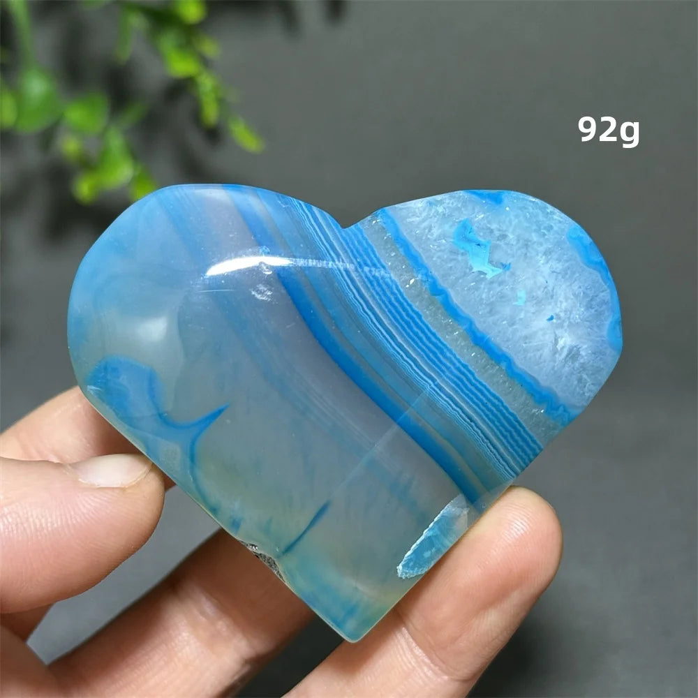 Blue Agate Heart-ToShay.org