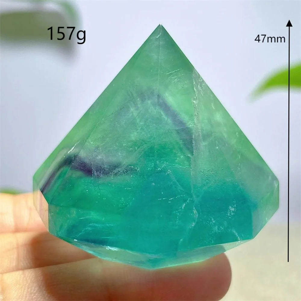 Rainbow Fluorite Diamond-ToShay.org