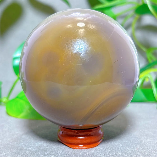 Grey Agate Cluster Ball-ToShay.org