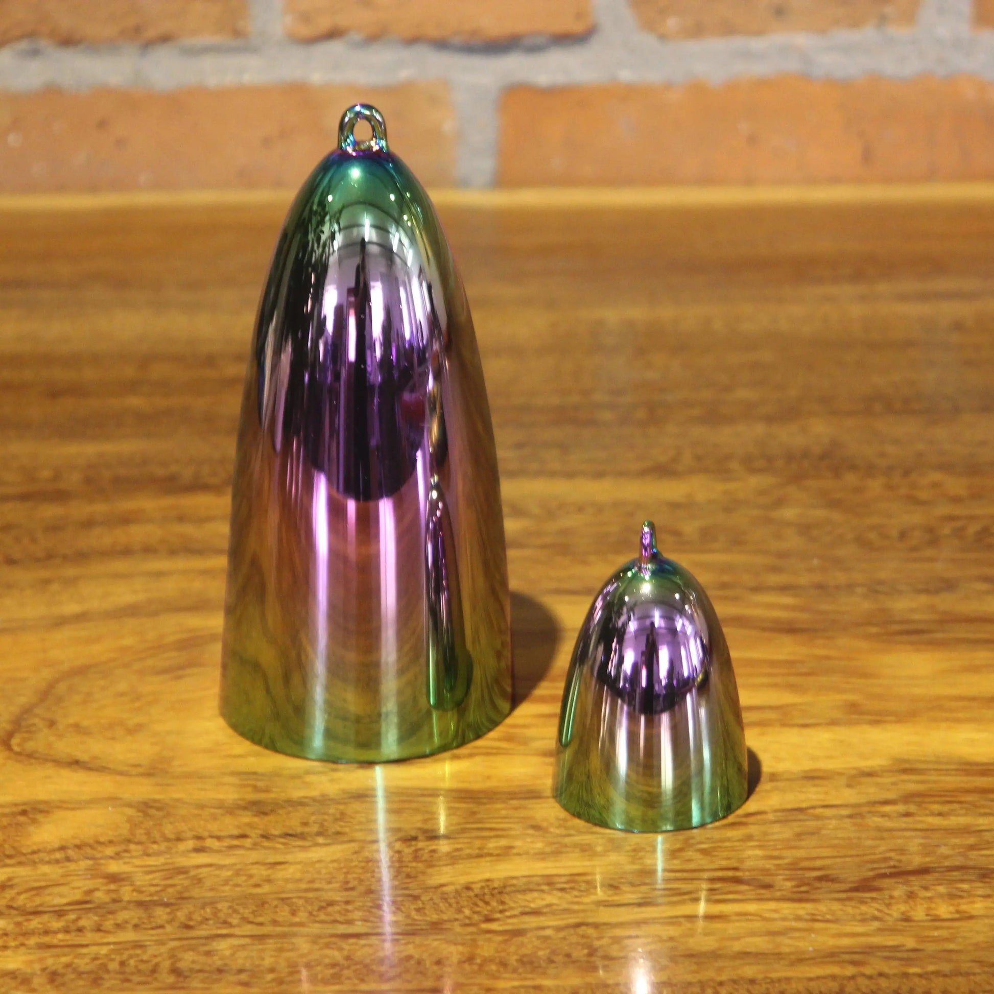 Pink Green Crystal Singing Bell-ToShay.org