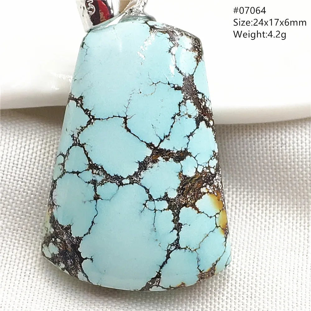 Blue Turquoise Pendant-ToShay.org