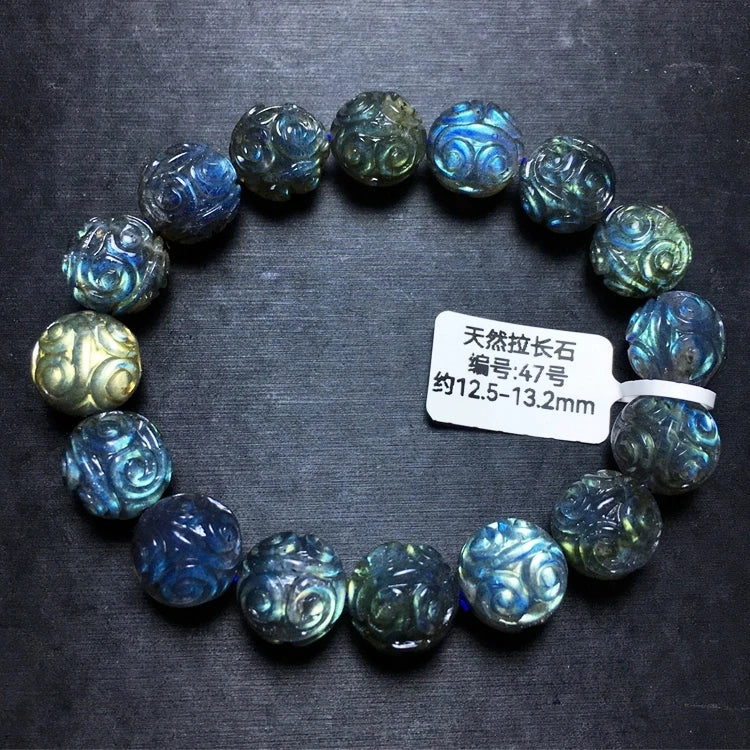 Blue Light Labradorite Bracelet-ToShay.org