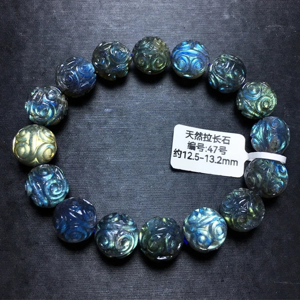 Blue Light Labradorite Bracelet-ToShay.org
