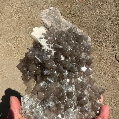 Smokey Quartz Fluorite Crystal-ToShay.org