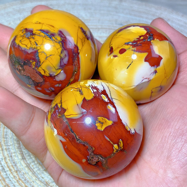 Yellow Mookaite Ball-ToShay.org