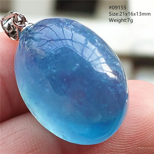 Blue Aquamarine Pendant-ToShay.org