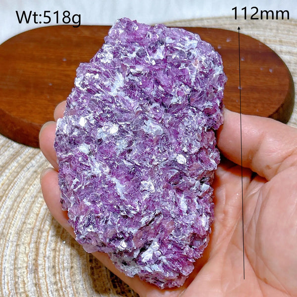Purple Lepidolite Raw Stone-ToShay.org
