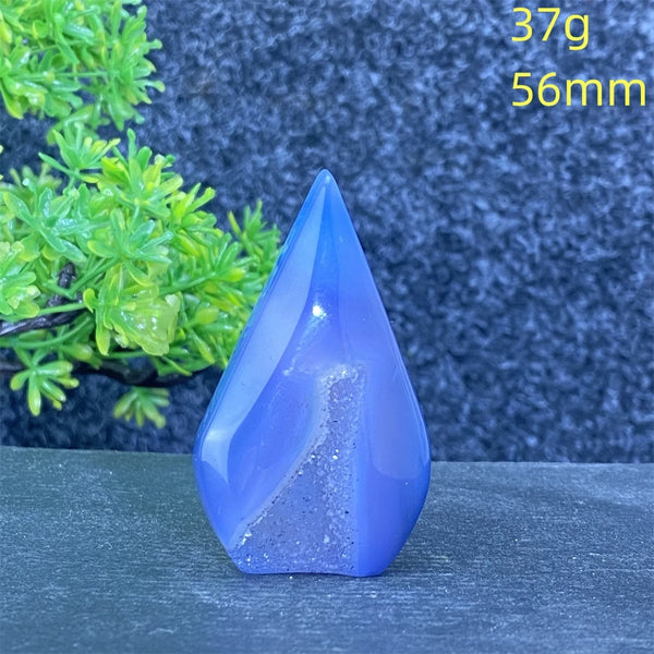 Blue Lace Agate Flame-ToShay.org