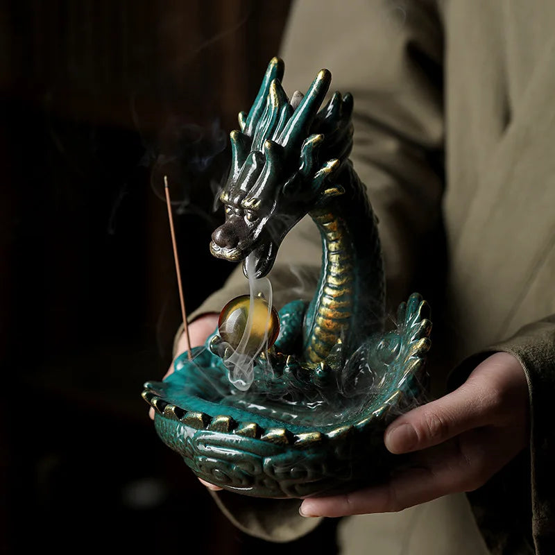 Dragon Backflow Incense Burner-ToShay.org