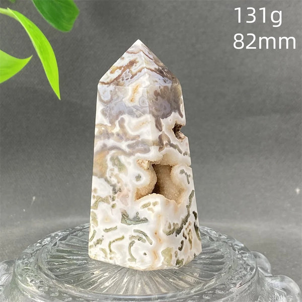 Green Aquatic Agate Point-ToShay.org