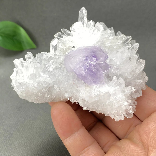 White Crystal Amethyst Quartz-ToShay.org