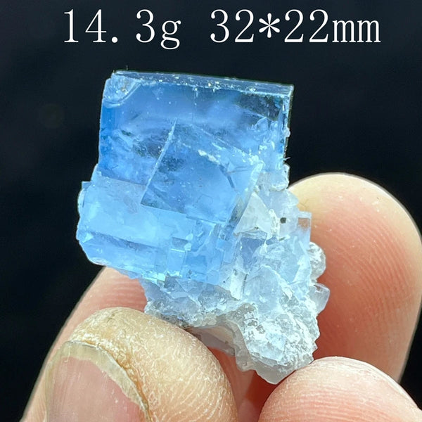 Blue Fluorite Crystal-ToShay.org