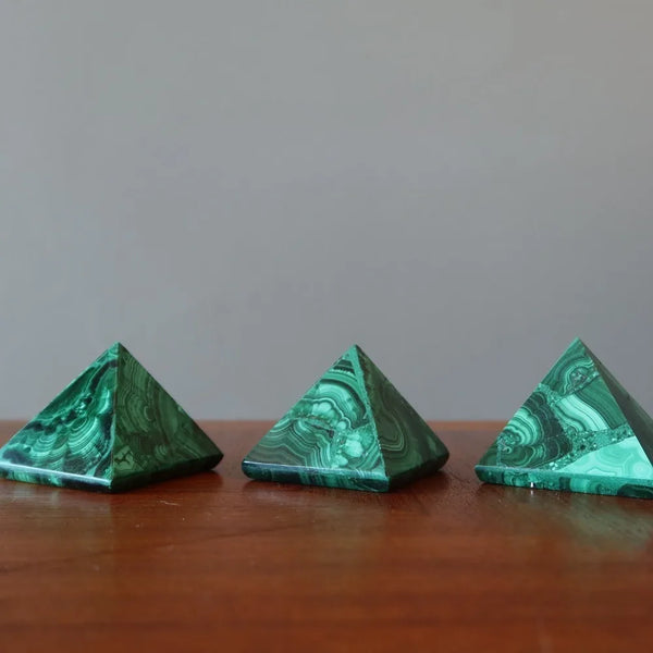 Green Malachite Pyramids-ToShay.org