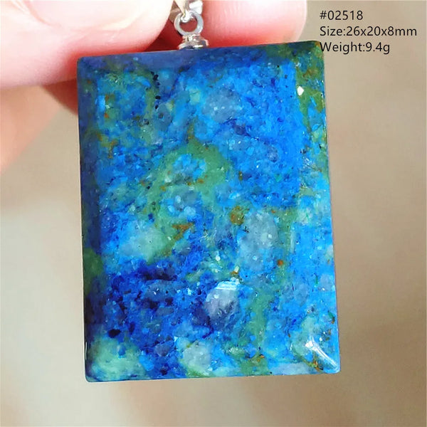 Blue Azulite Pendant-ToShay.org