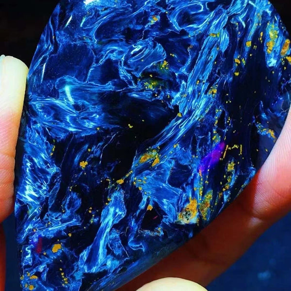 Blue Pietersite Chatoyancy Pendant-ToShay.org