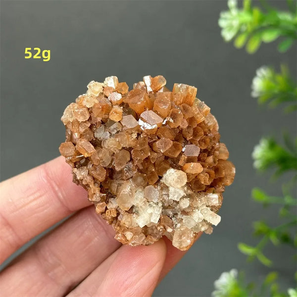 Orange Aragonite Crystal Cluster-ToShay.org