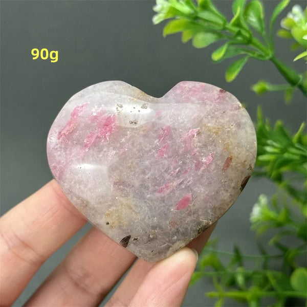 Pink Rose Rhodochrosite Heart-ToShay.org