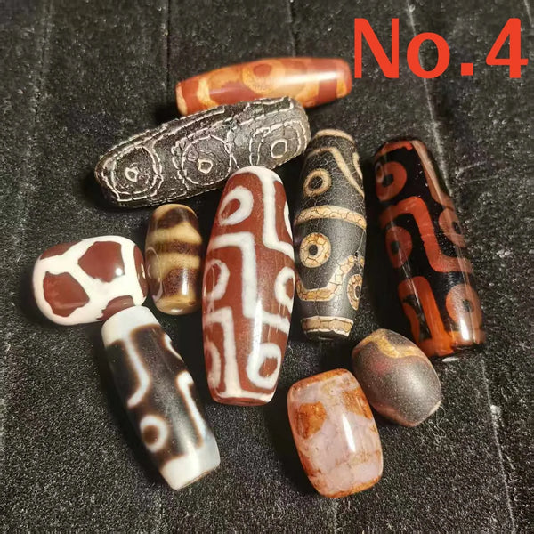 Tibetan Eyes Agate Dzi Beads-ToShay.org