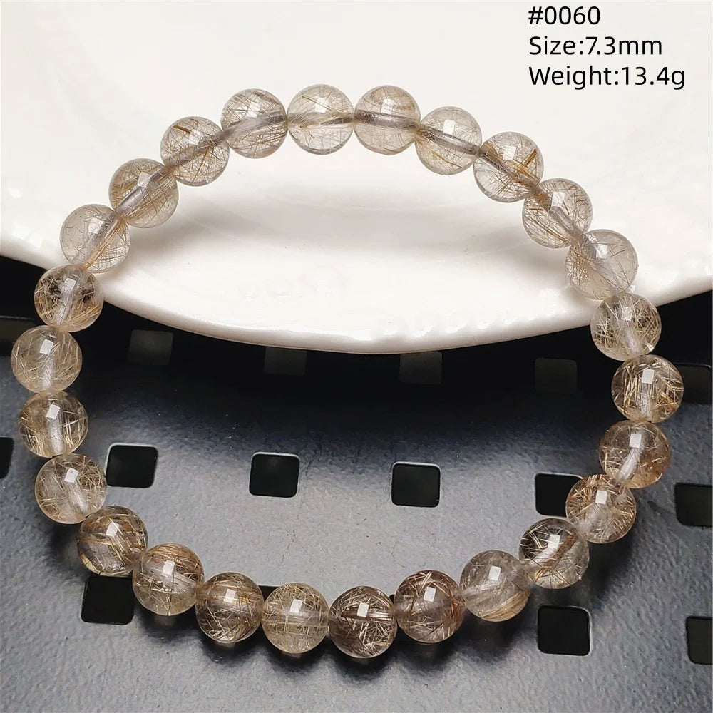Silver Rutilated Quartz Bracelet-ToShay.org