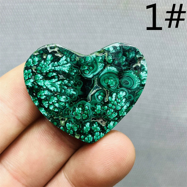 Green Malachite Hearts-ToShay.org