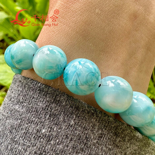 Blue Larimar Bracelet-ToShay.org