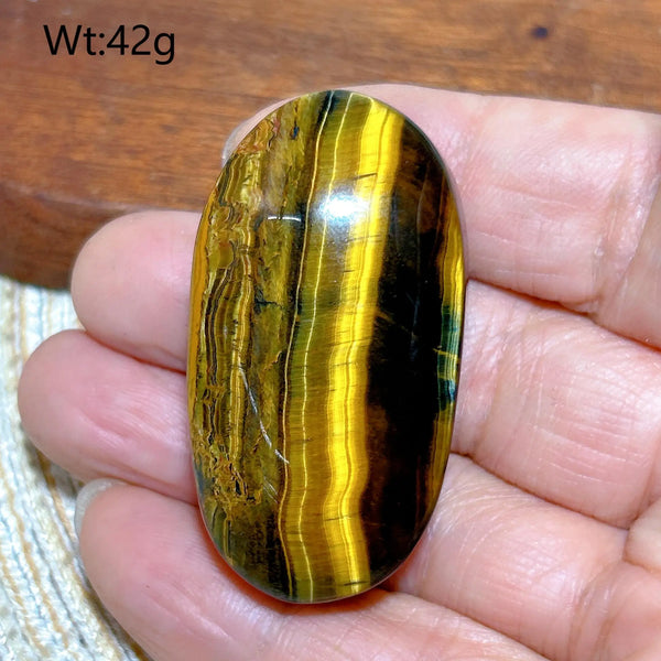 Blue Yellow Tiger Eye Stone-ToShay.org