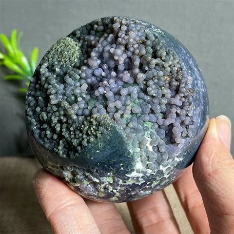 Purple Grape Agate Druzy-ToShay.org