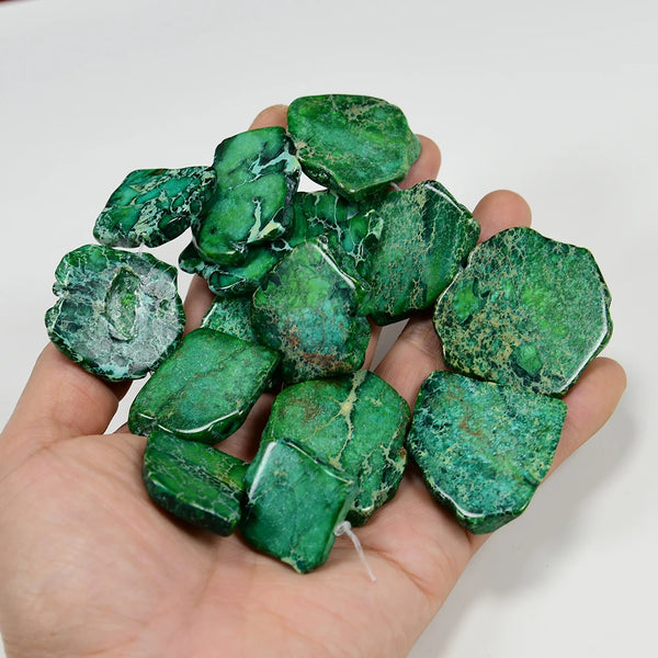 Green Sea Sediment Jasper Beads-ToShay.org