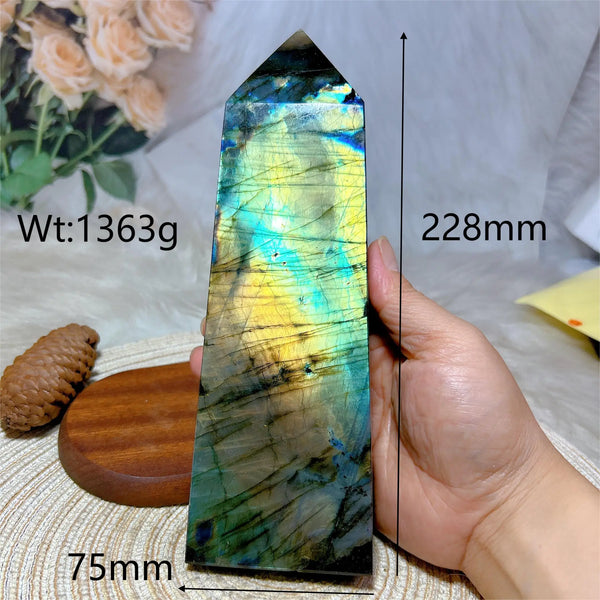 Blue Labradorite Tower-ToShay.org