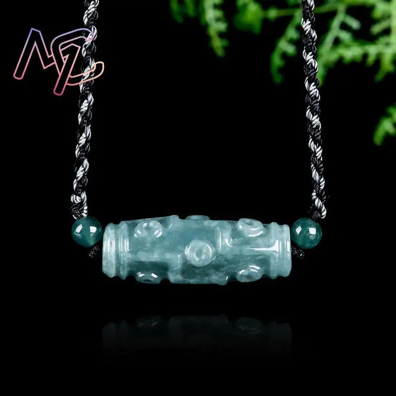 Blue Jadeite Tianzhu Pendant-ToShay.org