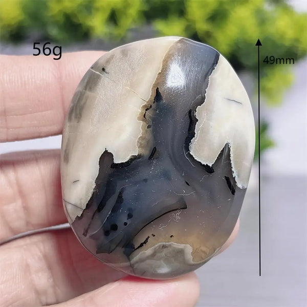 Fire Agate Palm Stone-ToShay.org