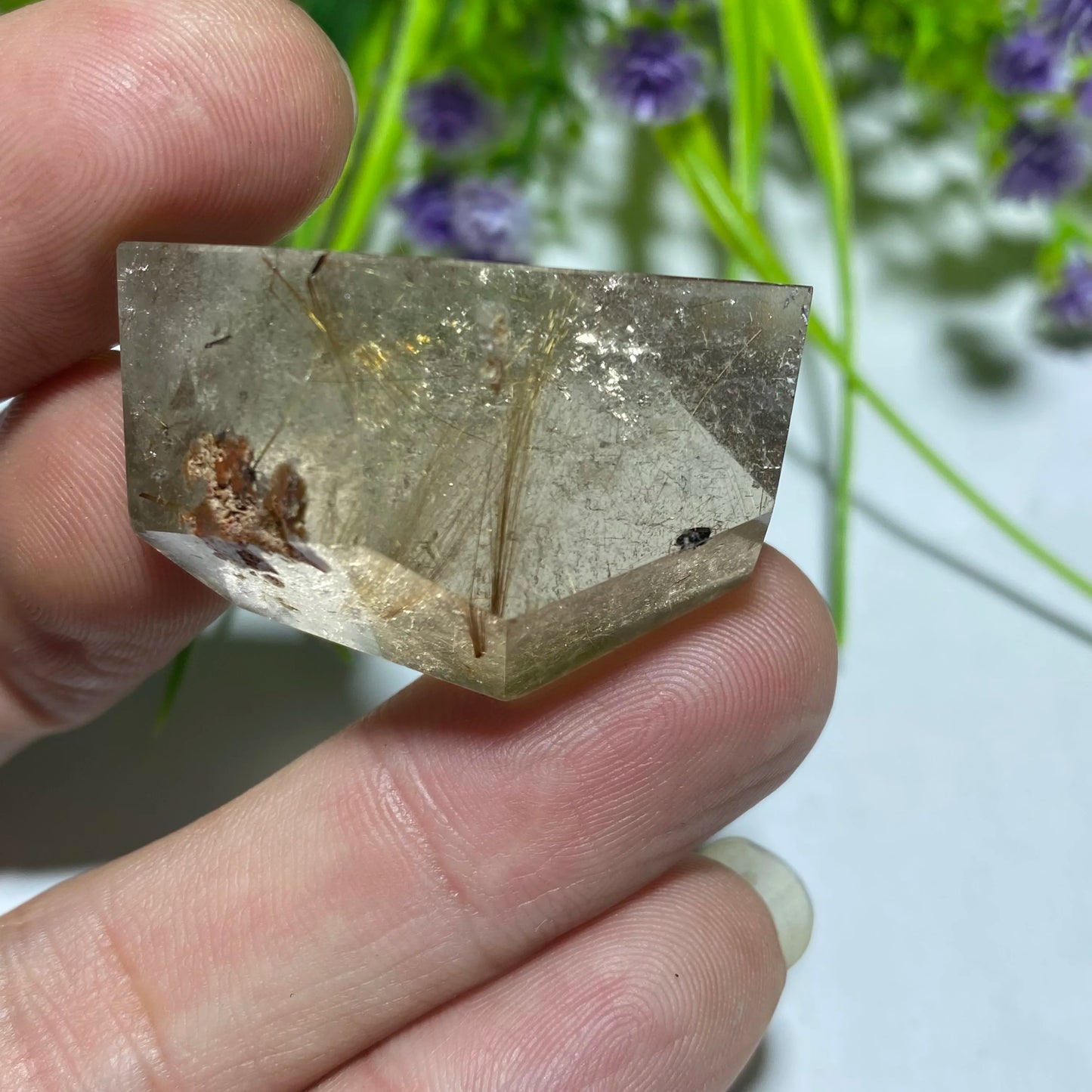 Gold Rutilated Quartz Rock-ToShay.org
