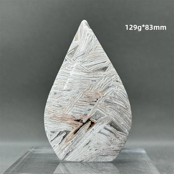White Lace Agate Torch-ToShay.org