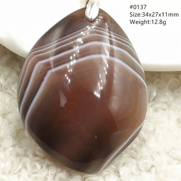 Grey Lace Agate Pendant-ToShay.org