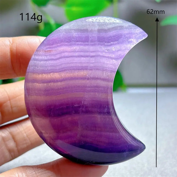Rainbow Fluorite Moon-ToShay.org