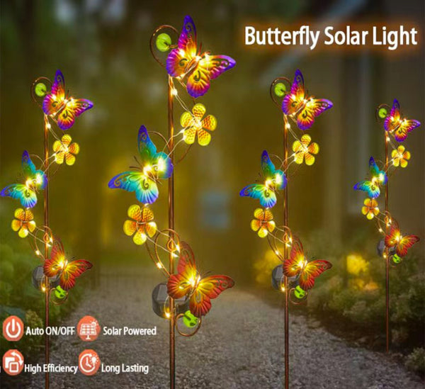Butterfly Solar Stake Lights-ToShay.org