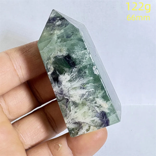 Rainbow Fluorite Crystal Point-ToShay.org