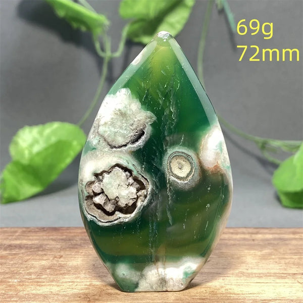 Green Cherry Blossom Agate-ToShay.org