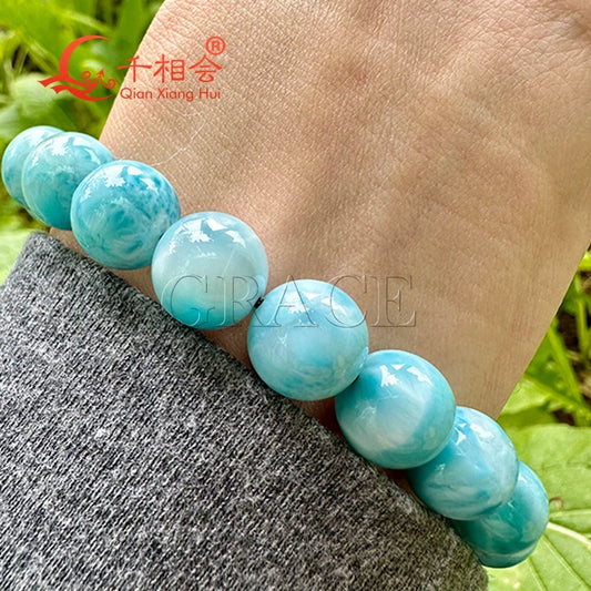 Blue Larimar Bracelet-ToShay.org
