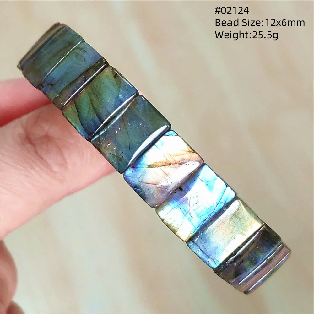Blue Light Labradorite Bracelet-ToShay.org